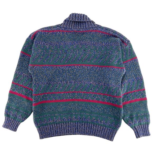 90s Eddie Bauer shawl collar sweater 1990s vintage - Picture 4 of 6